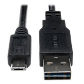 TRIPP LITE USB-MICRO USB REVERSIBLE CABLE A-B M/M USB2.0 6F/1.8M UR050-006-24G